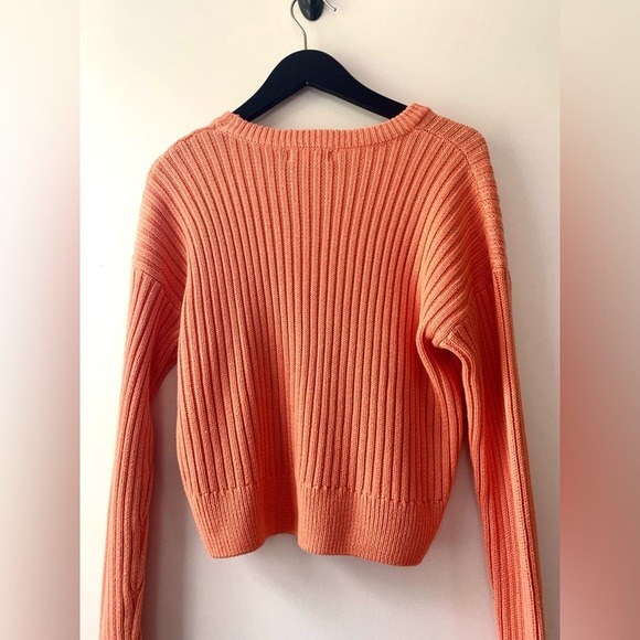 Vestique Peach Ribbed Knit Sweater NWT - Picture 9 of 10
